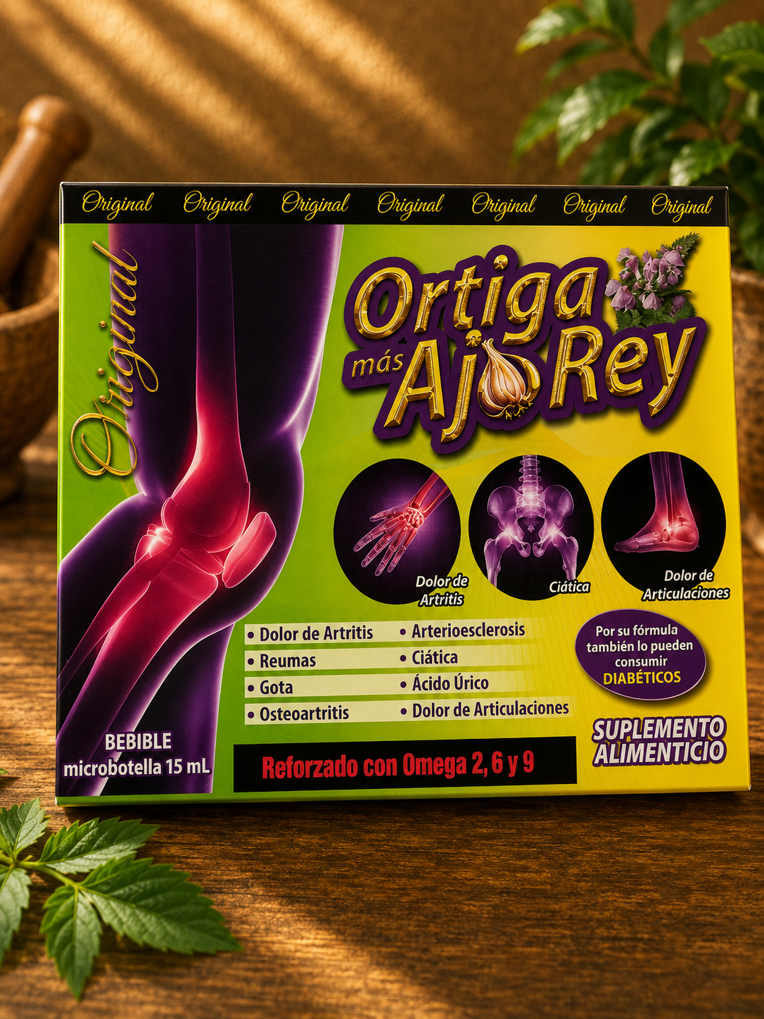 Ampoyeta Ortiga Ajo Rey